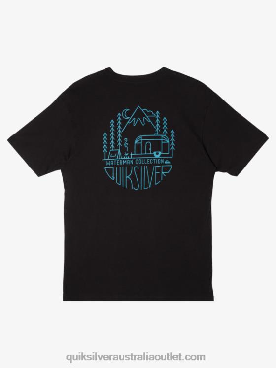 Quiksilver Men Waterman Outdoor Livin T-Shirt H2N4B56 black