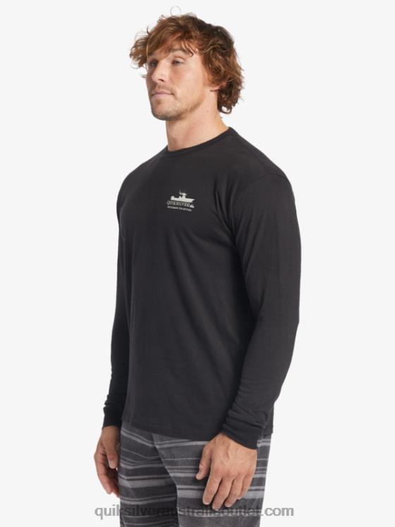 Quiksilver Men Waterman Power Trip Long Sleeve T-Shirt H2N4B62 black