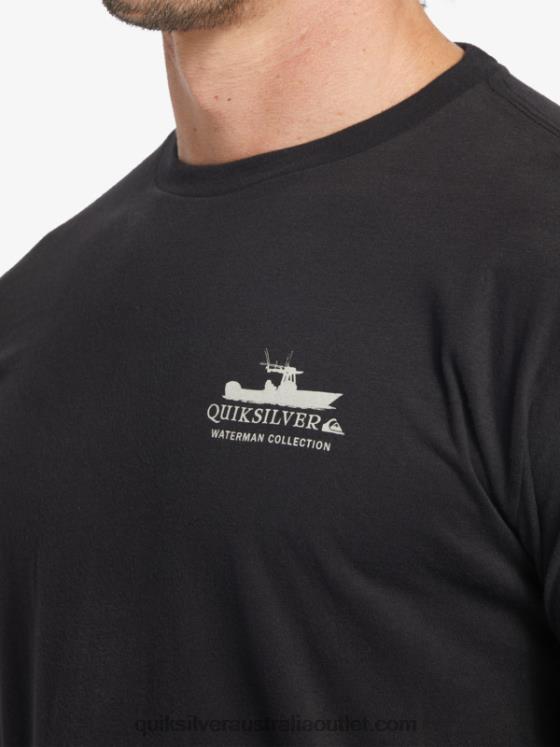 Quiksilver Men Waterman Power Trip Long Sleeve T-Shirt H2N4B62 black