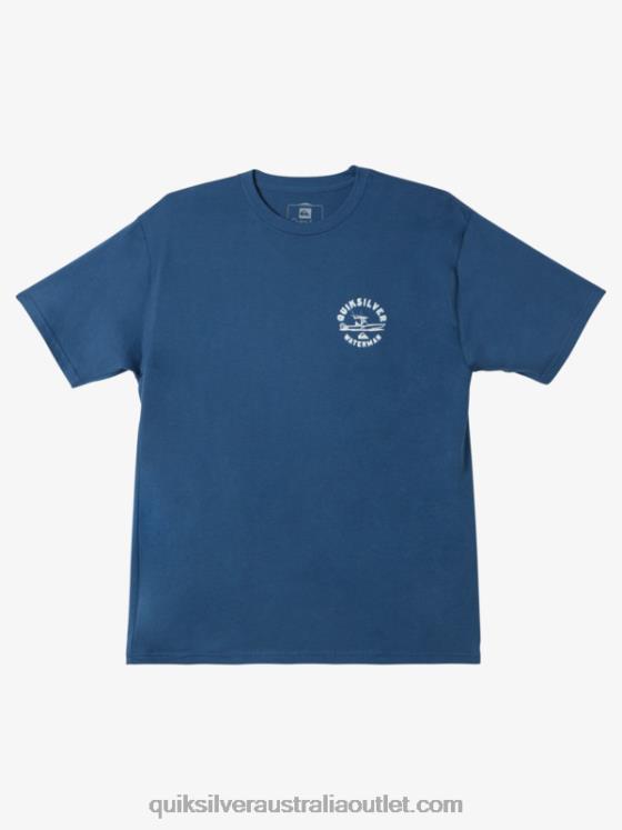 Quiksilver Men Waterman QS Outboarder T-Shirt H2N4B1482 ensign blue