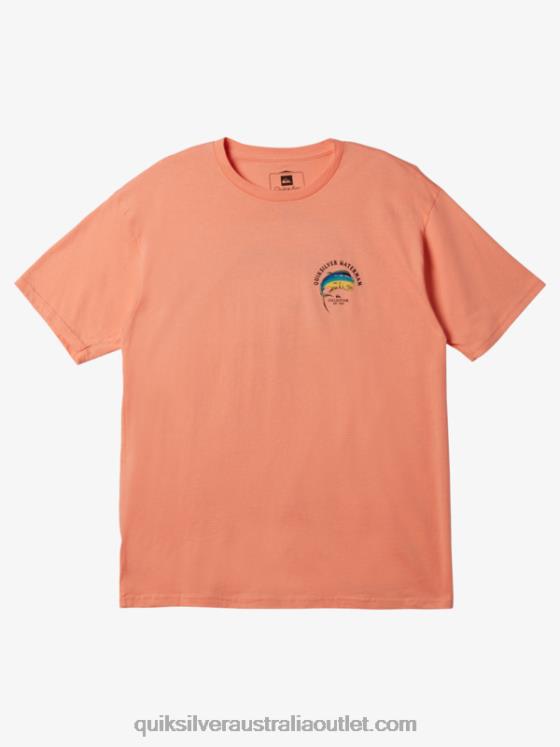 Quiksilver Men Waterman Tension On T-Shirt H2N4B1342 peach pink