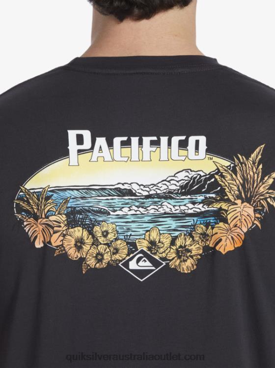 Quiksilver x Pacifico Men Scenic Vibes T-Shirt H2N4B10 tarmac