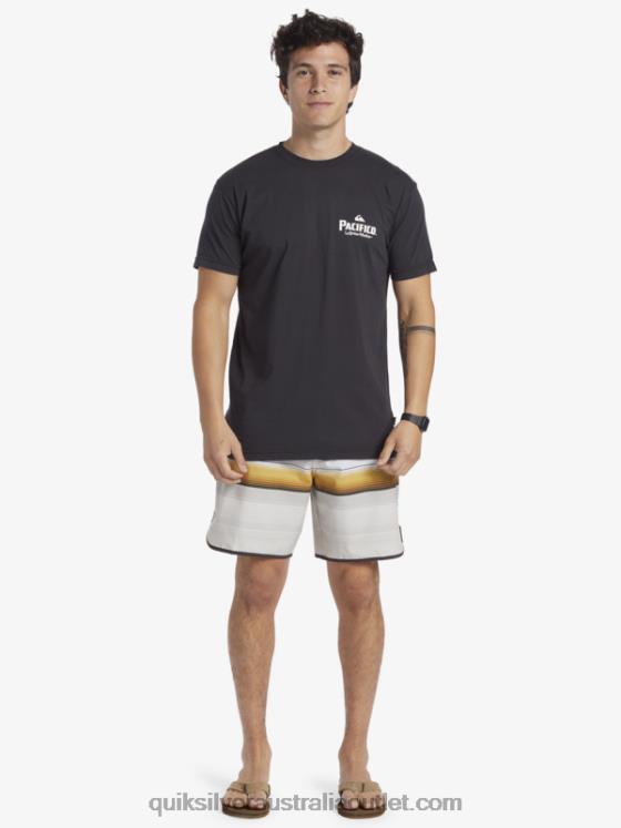 Quiksilver x Pacifico Men Scenic Vibes T-Shirt H2N4B10 tarmac