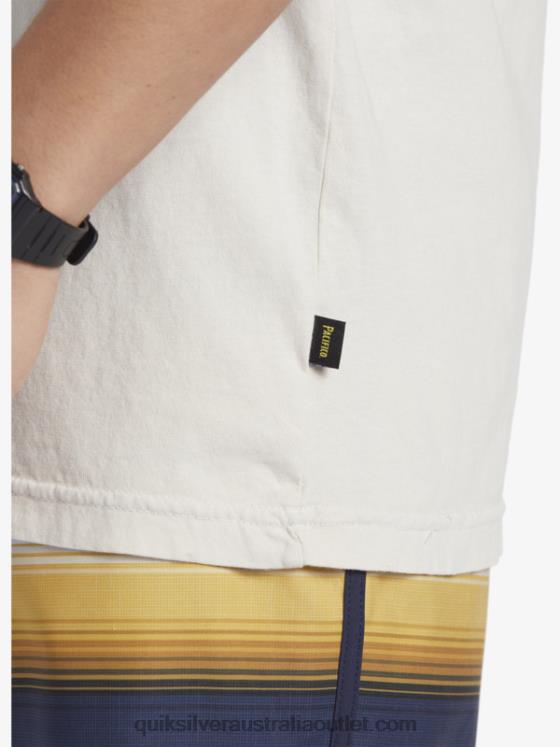 Quiksilver x Pacifico Men Scenic Vibes T-Shirt H2N4B9 stone