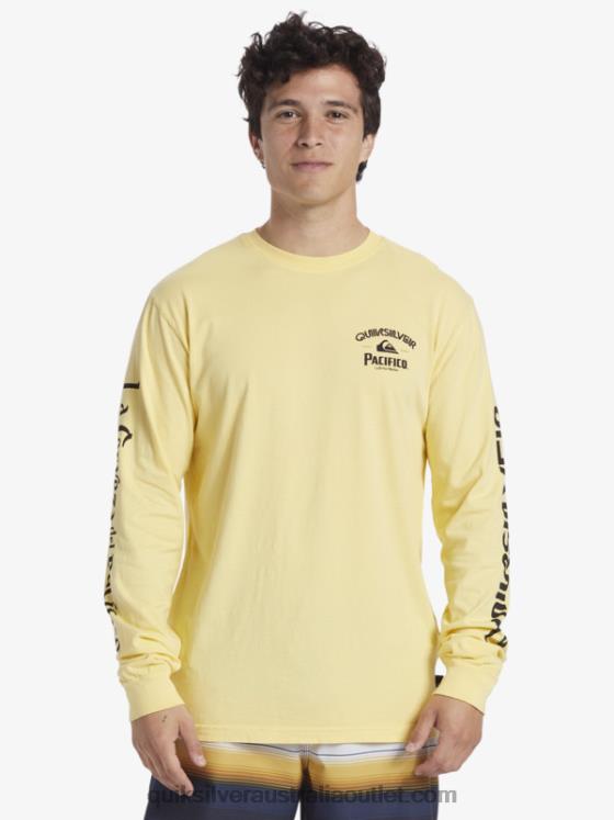Quiksilver x Pacifico Men Straight Shooter Long Sleeve T-Shirt H2N4B5 gold