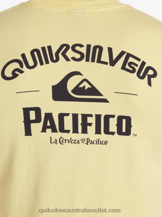 Quiksilver x Pacifico Men Straight Shooter Long Sleeve T-Shirt H2N4B5 gold
