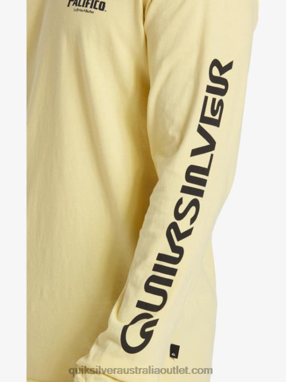 Quiksilver x Pacifico Men Straight Shooter Long Sleeve T-Shirt H2N4B5 gold