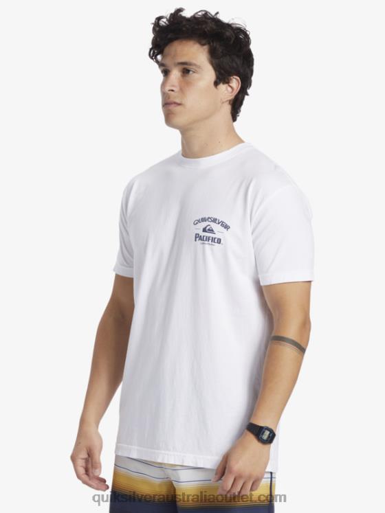 Quiksilver x Pacifico Men Straight Shooter T-Shirt H2N4B7 white