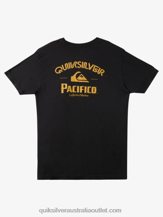 Quiksilver x Pacifico Men Straight Shooter T-Shirt H2N4B8 tarmac