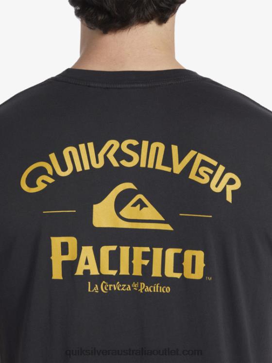 Quiksilver x Pacifico Men Straight Shooter T-Shirt H2N4B8 tarmac