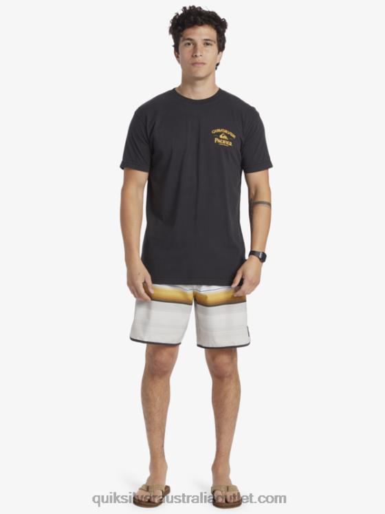 Quiksilver x Pacifico Men Straight Shooter T-Shirt H2N4B8 tarmac