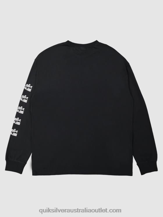 Quiksilver x Stab Men Organic Long Sleeve T-Shirt H2N4B1845 black