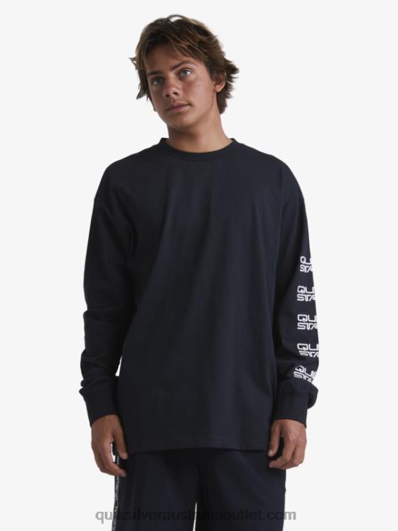 Quiksilver x Stab Men Organic Long Sleeve T-Shirt H2N4B1845 black