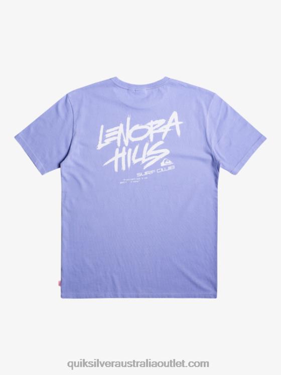 Quiksilver x Stranger Men Things Lenora T-Shirt H2N4B1838 jacaranda