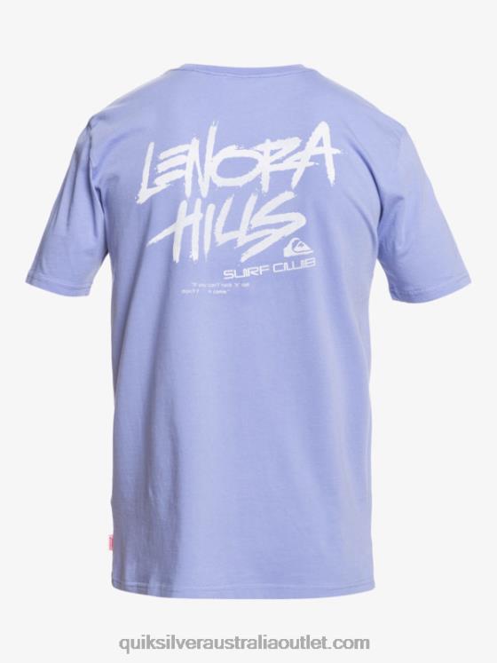 Quiksilver x Stranger Men Things Lenora T-Shirt H2N4B1838 jacaranda