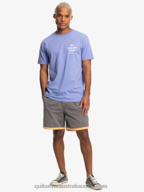 Quiksilver x Stranger Men Things Lenora T-Shirt H2N4B1838 jacaranda