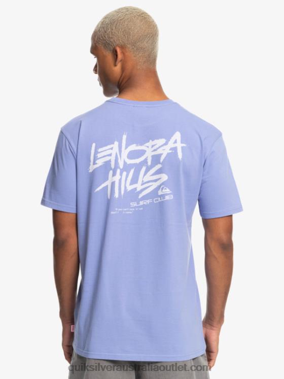 Quiksilver x Stranger Men Things Lenora T-Shirt H2N4B1838 jacaranda
