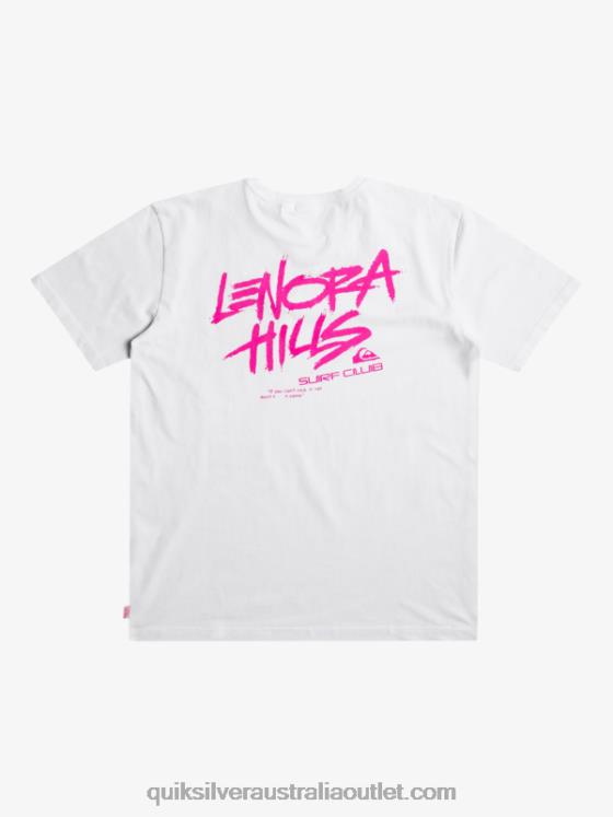 Quiksilver x Stranger Men Things Lenora T-Shirt H2N4B1839 white