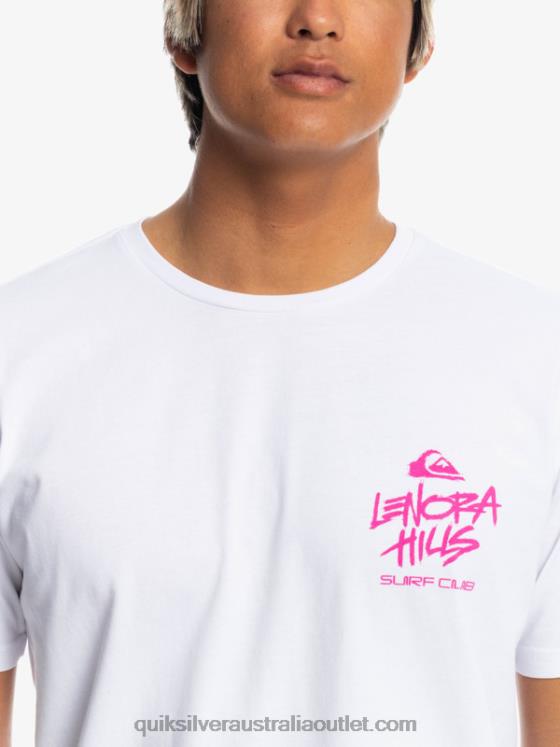 Quiksilver x Stranger Men Things Lenora T-Shirt H2N4B1839 white