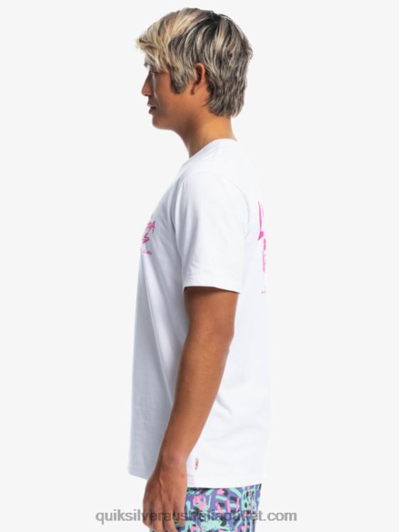 Quiksilver x Stranger Men Things Lenora T-Shirt H2N4B1839 white