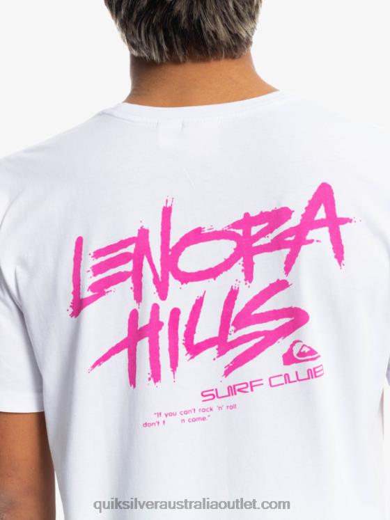 Quiksilver x Stranger Men Things Lenora T-Shirt H2N4B1839 white