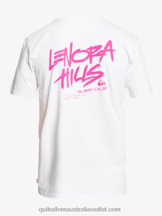 Quiksilver x Stranger Men Things Lenora T-Shirt H2N4B1839 white