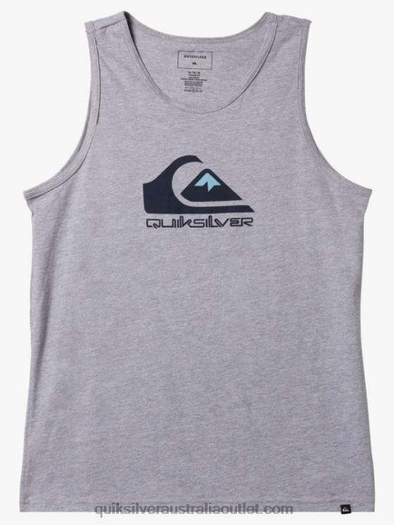 Quiksilver Men Big Logo Tank H2N4B267 athletic heather