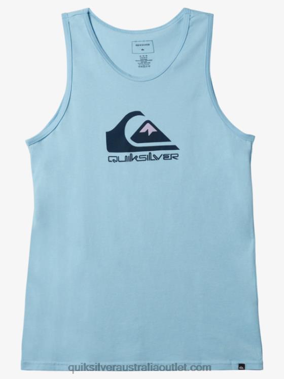 Quiksilver Men Big Logo Tank H2N4B268 sky blue
