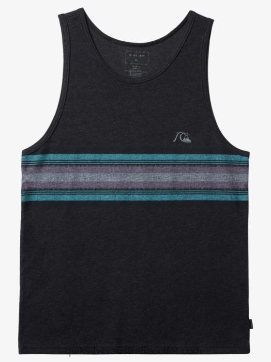 Quiksilver Men Everyday Stripe Tank H2N4B705 charcoal heather