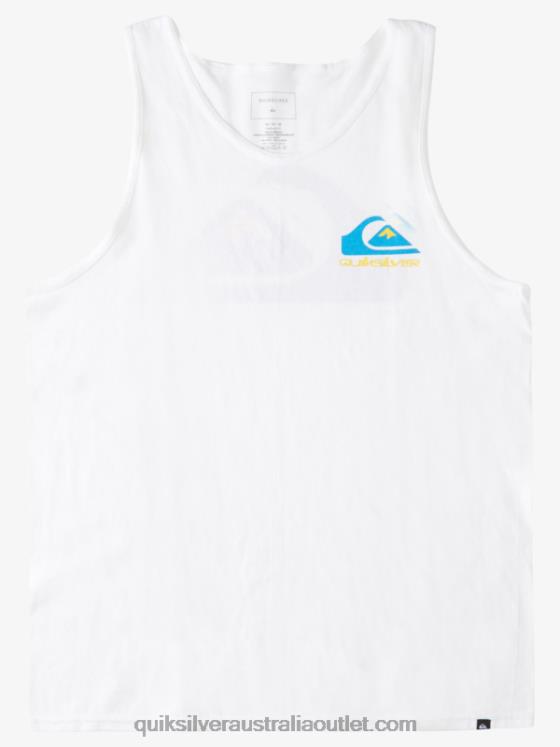 Quiksilver Men Logo Back Tank H2N4B1521 white