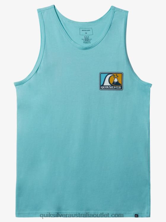 Quiksilver Men Mellow Bubble Tank H2N4B165 angel blue