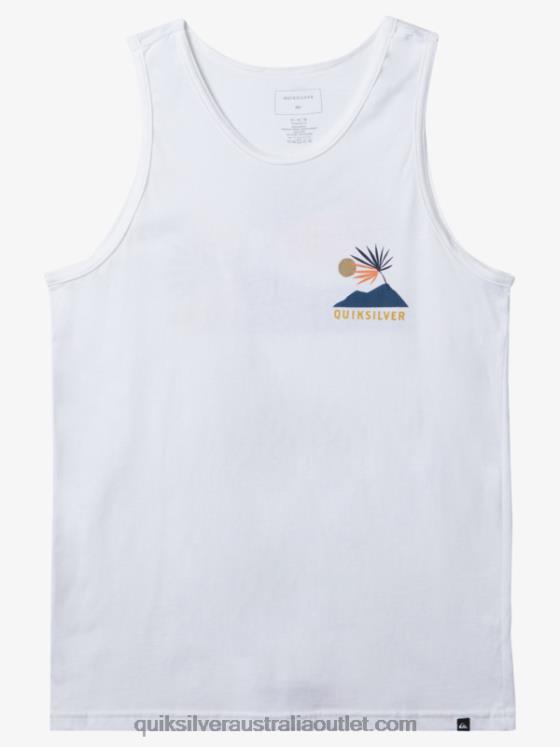 Quiksilver Men New Tribe Tank H2N4B127 white