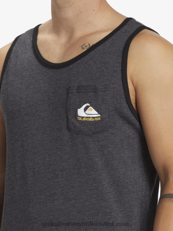 Quiksilver Men Omni Pocket Tank T-shirt H2N4B555 charcoal heather