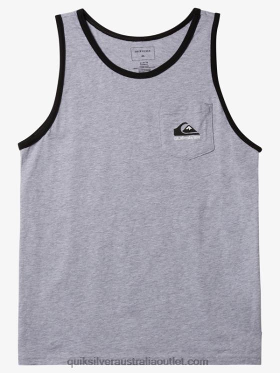 Quiksilver Men Omni Pocket Tank T-shirt H2N4B556 athletic heather