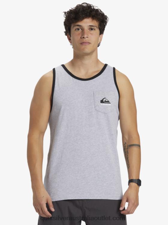 Quiksilver Men Omni Pocket Tank T-shirt H2N4B556 athletic heather
