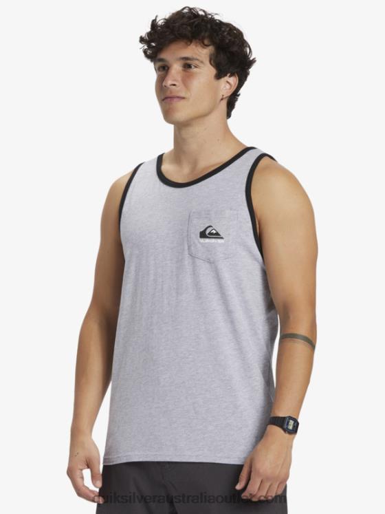 Quiksilver Men Omni Pocket Tank T-shirt H2N4B556 athletic heather