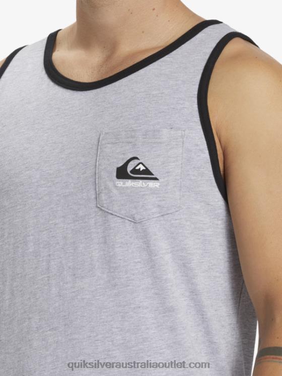 Quiksilver Men Omni Pocket Tank T-shirt H2N4B556 athletic heather