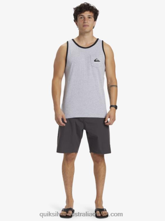 Quiksilver Men Omni Pocket Tank T-shirt H2N4B556 athletic heather