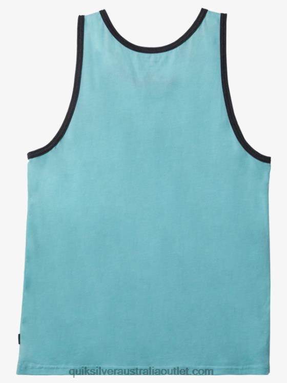 Quiksilver Men Omni Pocket Tank T-shirt H2N4B558 angel blue heather