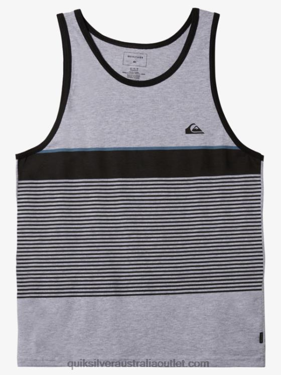 Quiksilver Men Tijuana Stripe Tank H2N4B454 athletic heather