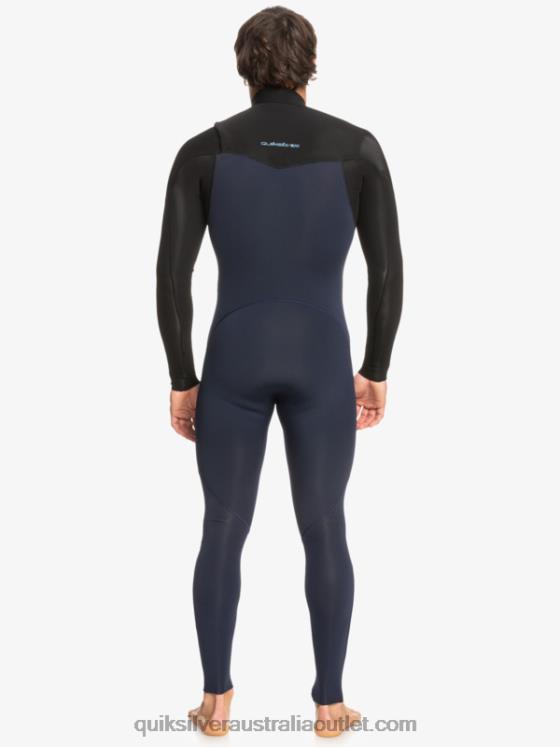 Quiksilver Men 3/2 Everyday Sessions Chest-Zip Wetsuit H2N4B1278 dark navy/black