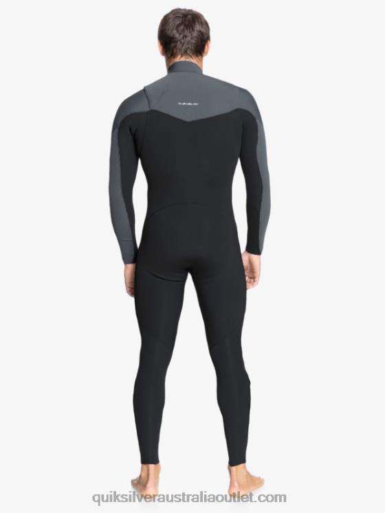 Quiksilver Men 3/2 Everyday Sessions Chest-Zip Wetsuit H2N4B1279 black/gun metal