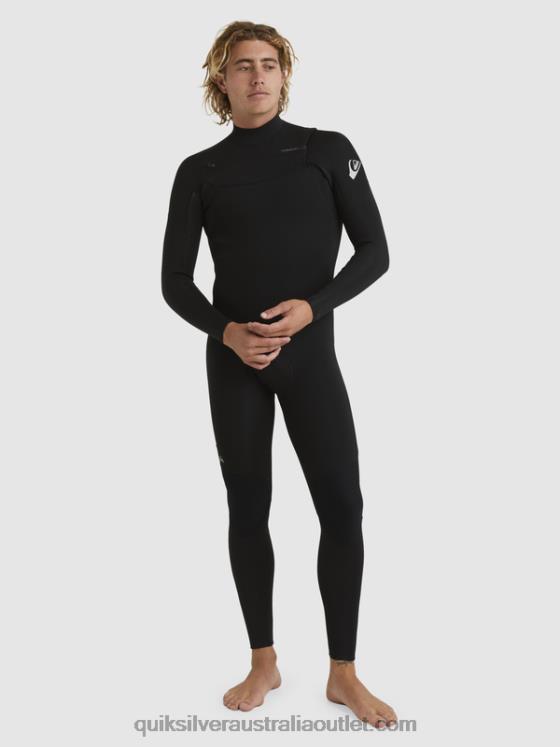 Quiksilver Men 3/2 Everyday Sessions Chest-Zip Wetsuit H2N4B1280 black
