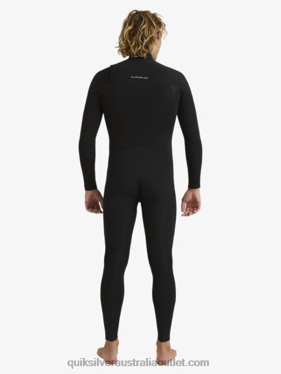 Quiksilver Men 3/2 Everyday Sessions Chest-Zip Wetsuit H2N4B1280 black