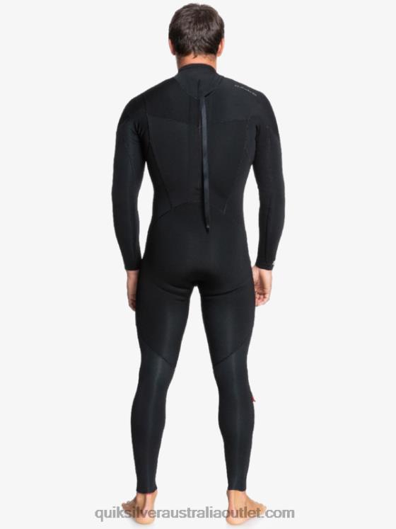Quiksilver Men 4/3 Everyday Sessions Back-Zip Wetsuit H2N4B1174 black