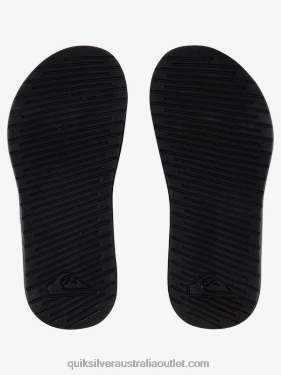 Quiksilver Boys 8-16 Bright Coast Adjust Sliders H2N4B2185 black/white
