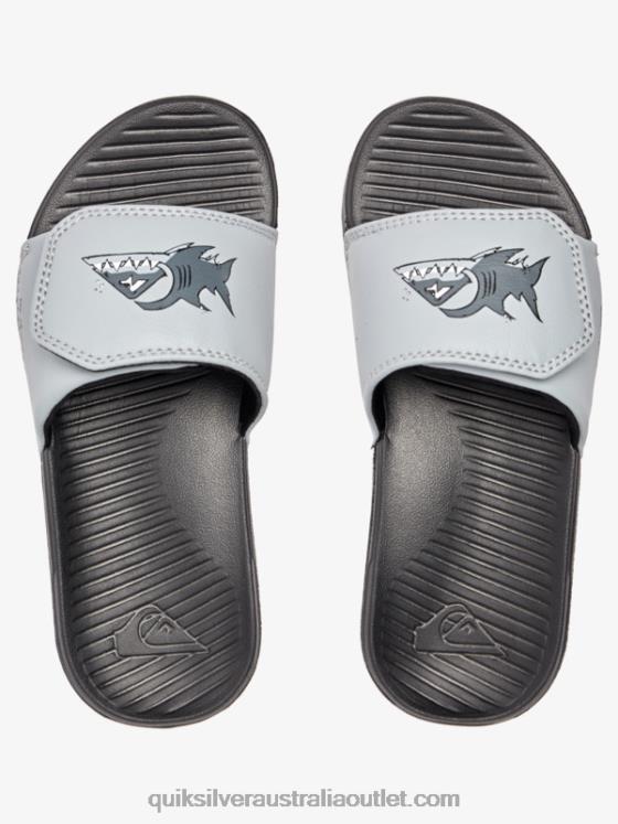 Quiksilver Boys 8-16 Bright Coast Adjust Sliders H2N4B2186 grey 1