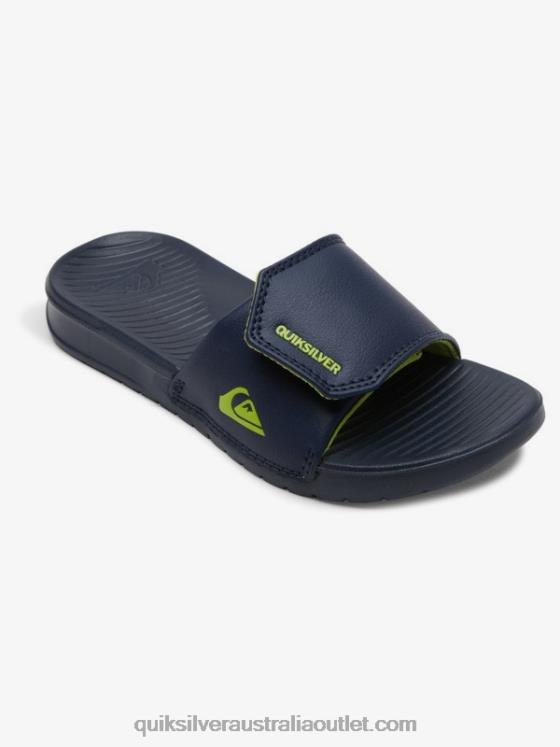 Quiksilver Boys 8-16 Bright Coast Adjust Sliders H2N4B2187 blue/green