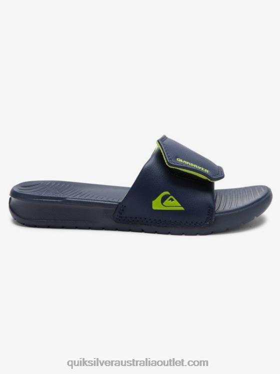 Quiksilver Boys 8-16 Bright Coast Adjust Sliders H2N4B2187 blue/green