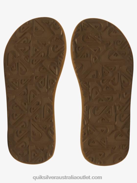 Quiksilver Boys 8-16 Carver Suede Core Sandals H2N4B2092 tan 1